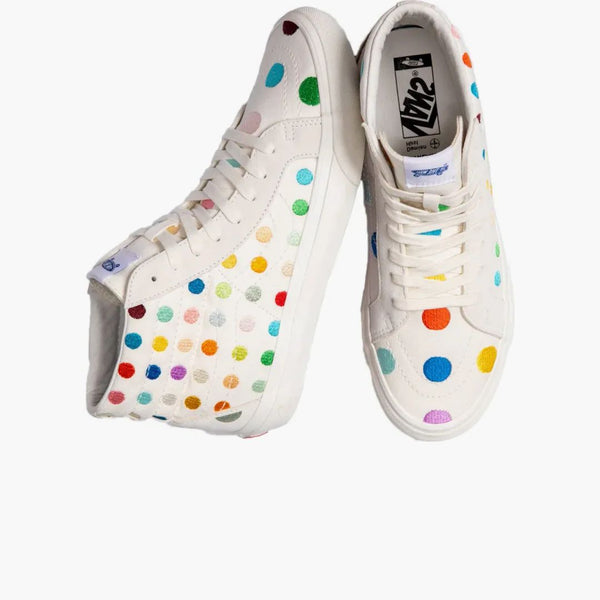 Vans sk8-hi återutgivning vlt lx damien hirst polka prickar