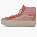 Vans Vault Sk8-hi Reissue Platform Lx Joe Freshgoods Chocolate Valley Resort Coral Pink