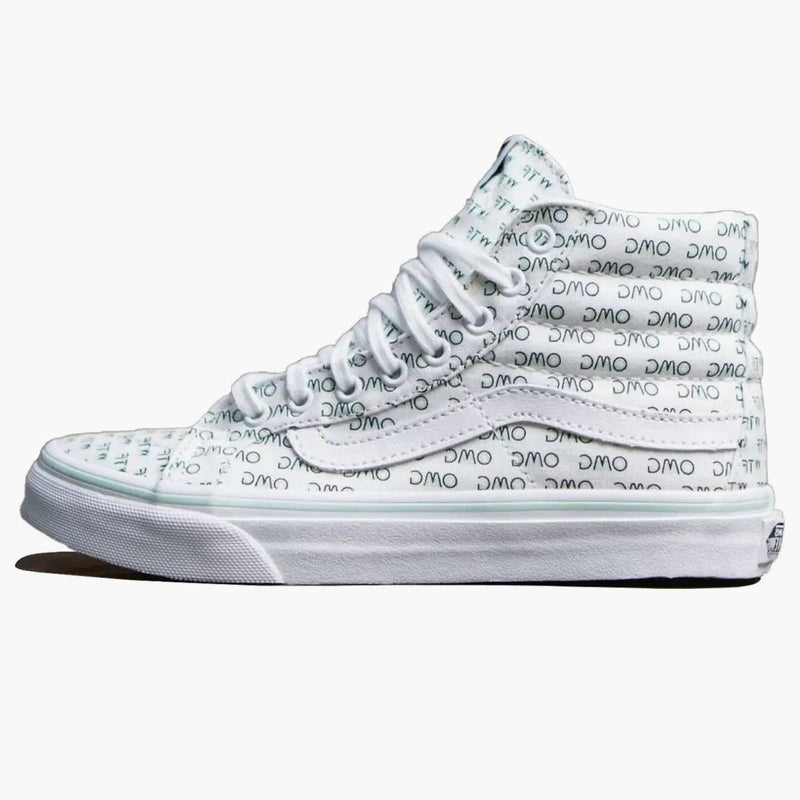 Vans SK8-HI Slim Sayings OMG WHITE (Dámské)
