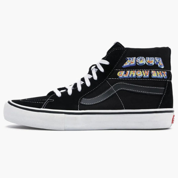 Vans Sk8-hi Supreme Fuck The World Black