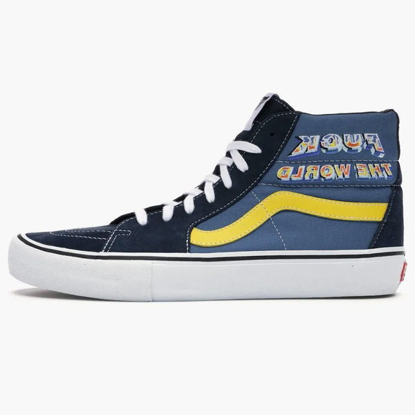 Vans Sk8-hi Supreme Fuck The World Blue