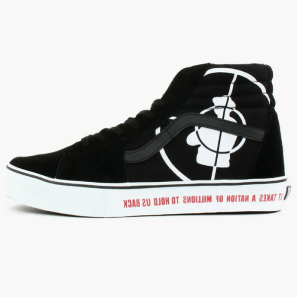Vans Sk8-hi Supreme Public Enemy Black White