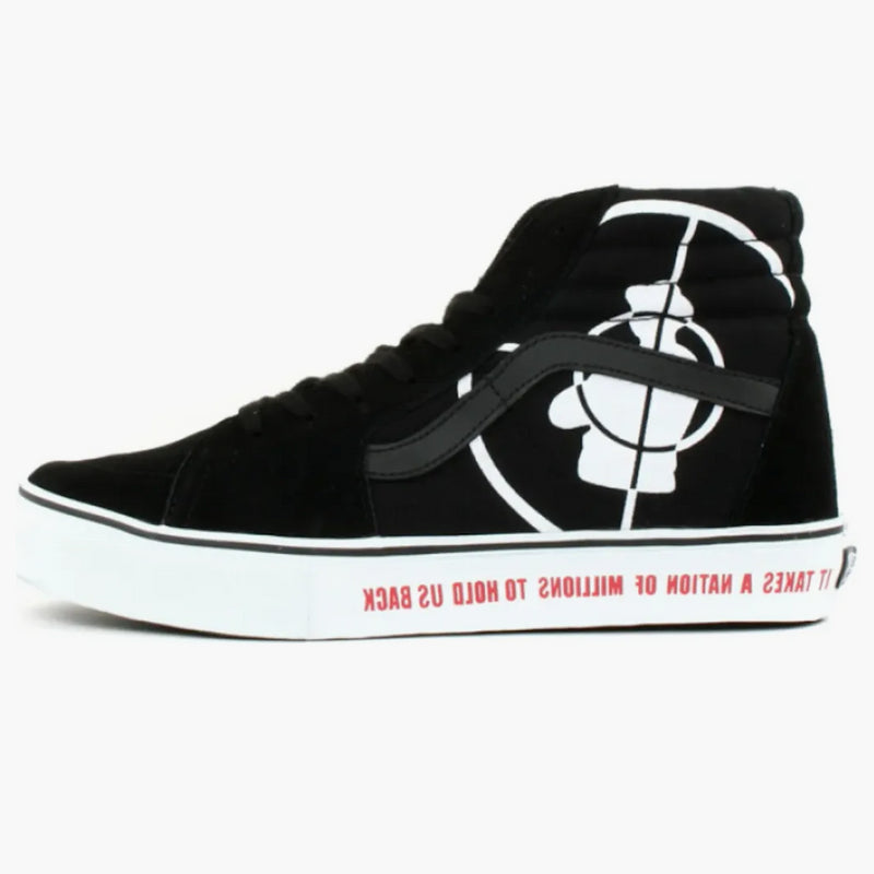 Vans Sk8-hi Supreme Public Enemy Black White