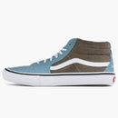 Vans SK8-MID SUPREME CROC Corduroy marrone chiaro
