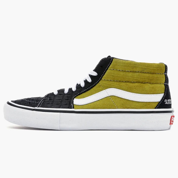 Vans Sk8-mid Supreme Croc Corduroy Mustard
