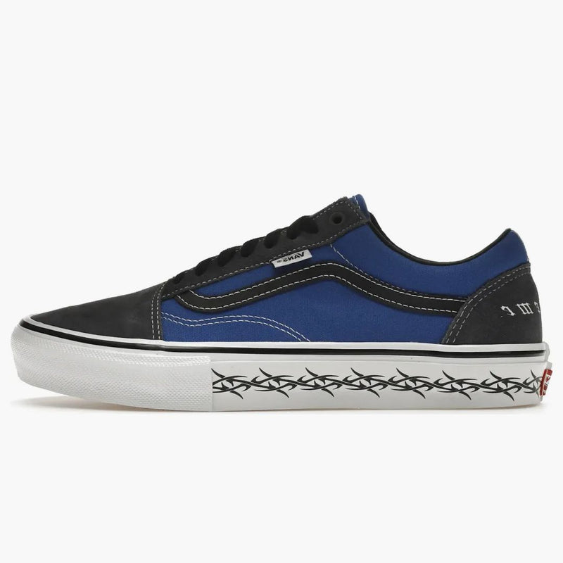 Vans Skate Old Skool Supreme Tribal Barbed Wire Royal