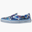 Vans Slip on Murakami Blue Skulls