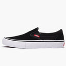 Vans slip-on per black white gum