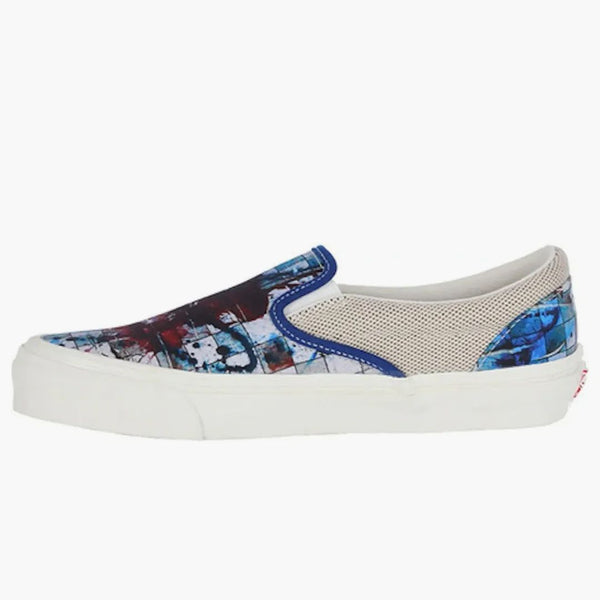 Vans Slip-on Ralph Steadman Checkboard Blue
