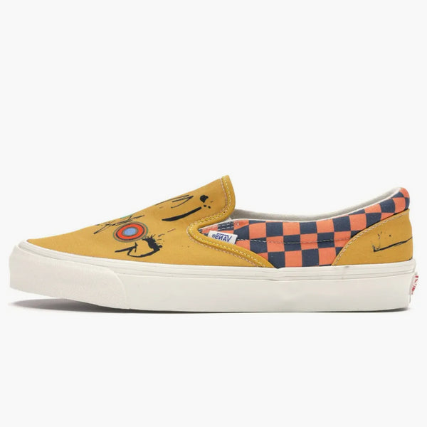 Vans Slip-on Ralph Steadman Checkboard Orange