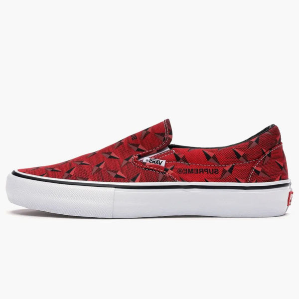 Vans Slip-on Supreme Diamond Plate Red