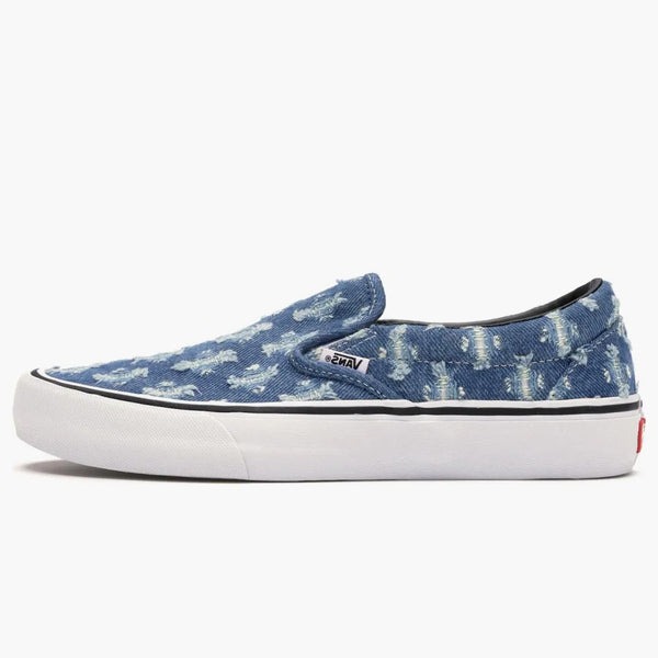 Vans Slip-on Supreme Hole Punch Denim Blue