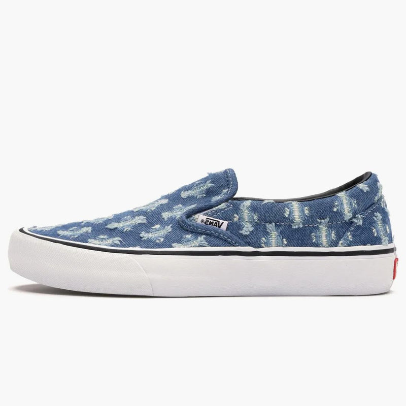 Vans Slip-on Supreme Hole Punch Denim Blue