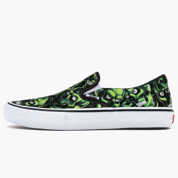 Vans Slip-on Supreme Skull Pile (green)