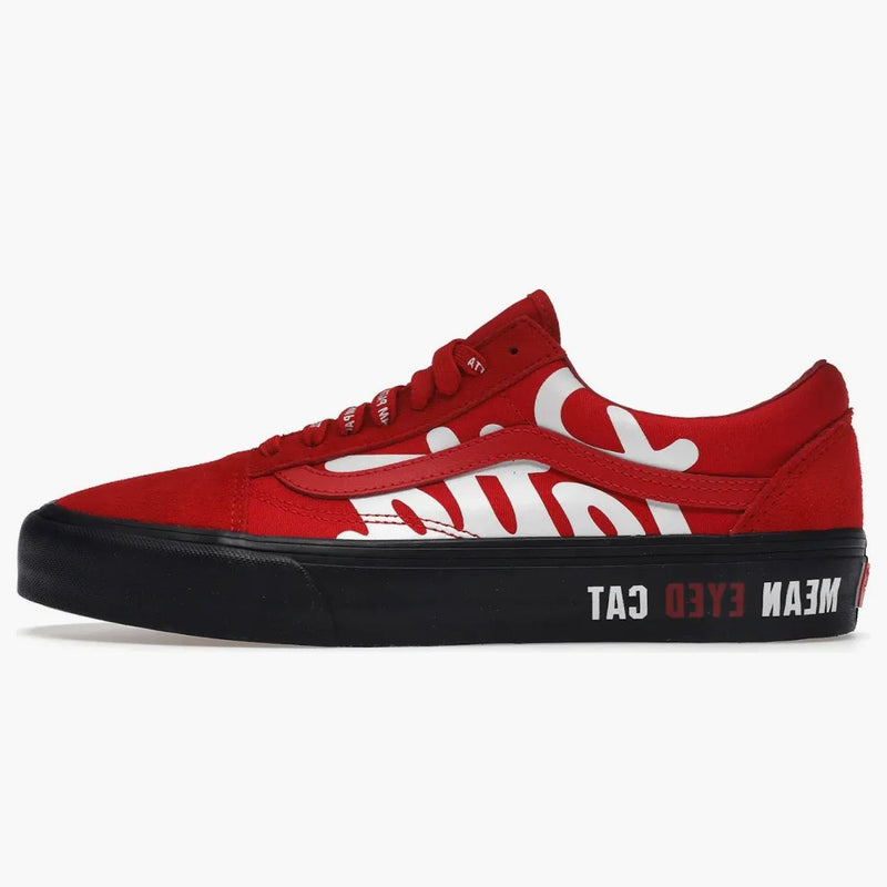 Vans Ua Old Skool Vlt Lx Patta Mean Eyed Cat High Risk Red