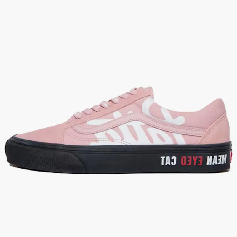 Vans Ua Old Skool Vlt Lx Patta Mean Eyed Cat Silver Pink