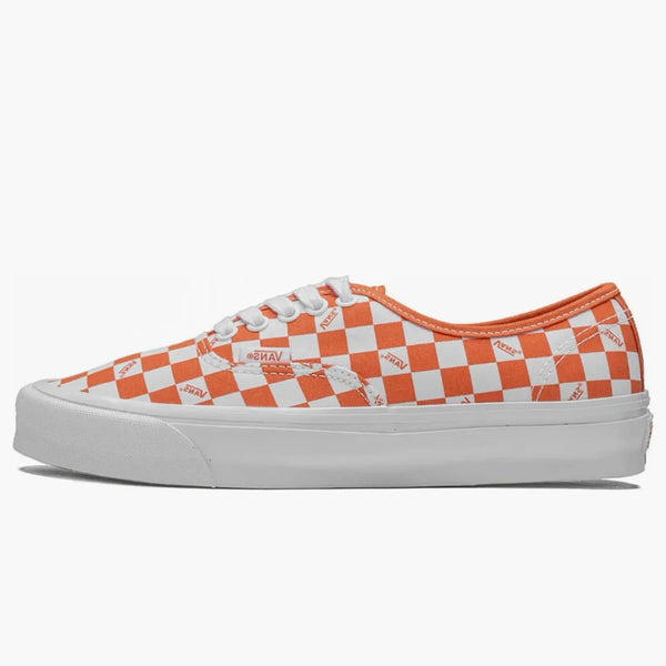 Vans Vault Og Authentic Lx Checkerboard Mecca Orange