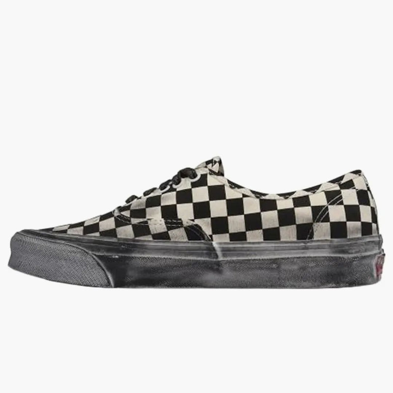 Vans Vault Og Authentic Lx Stressed Black White Checkerboard