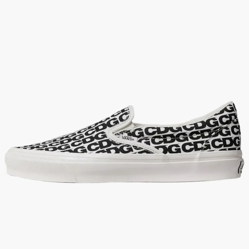 Vans valv slip-on lx comme des Garcon vit svart