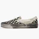 Vans Vault and OG Classic Slip-on LX Stressed Black Checkerboard