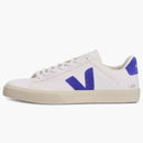 Veja Campo ChromeFree Leather White Cobalt Blue