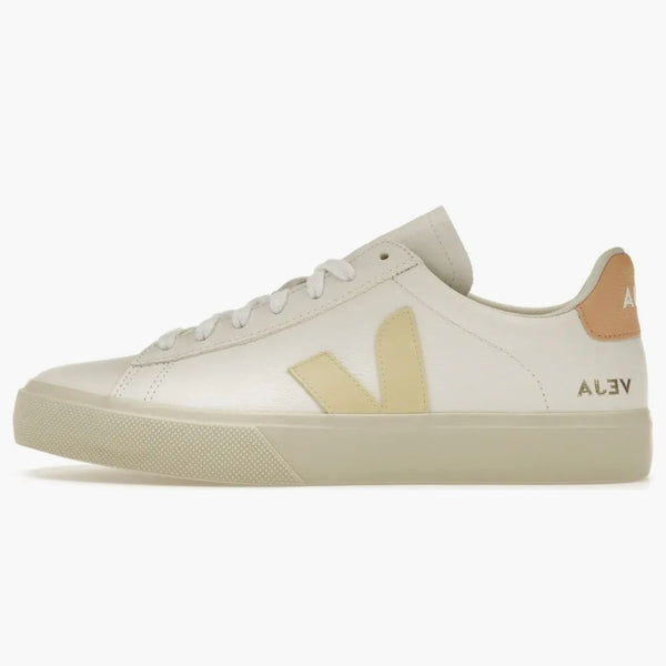 Veja Campo Chromefree Leather White Sun Peach