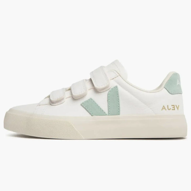 Veja Recife Low ChromeFree Leather White Matcha (Dámské)