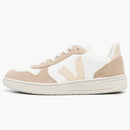 Veja V-10 ChromeFree Leather White Sable Sahara