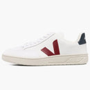 Veja V-12 Leather White Marsala Nautica