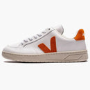 Veja V-12 Leather White Pumpkin
