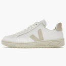 Veja V-12 Leather White Sable