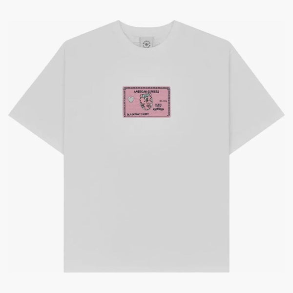 Verdy X Blackpink CC AMEX Exkluzivní tričko bílé