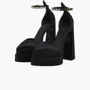 Versace Aevitas 160mm Poidony Platform Pumps Black Satin