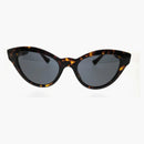 Versace Cat Eye Sunglasses Havana/Dark Gray (0ve4435 108/87)