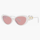Gafas de sol de Versace Cat Eye White (VE4433U-31484-54)