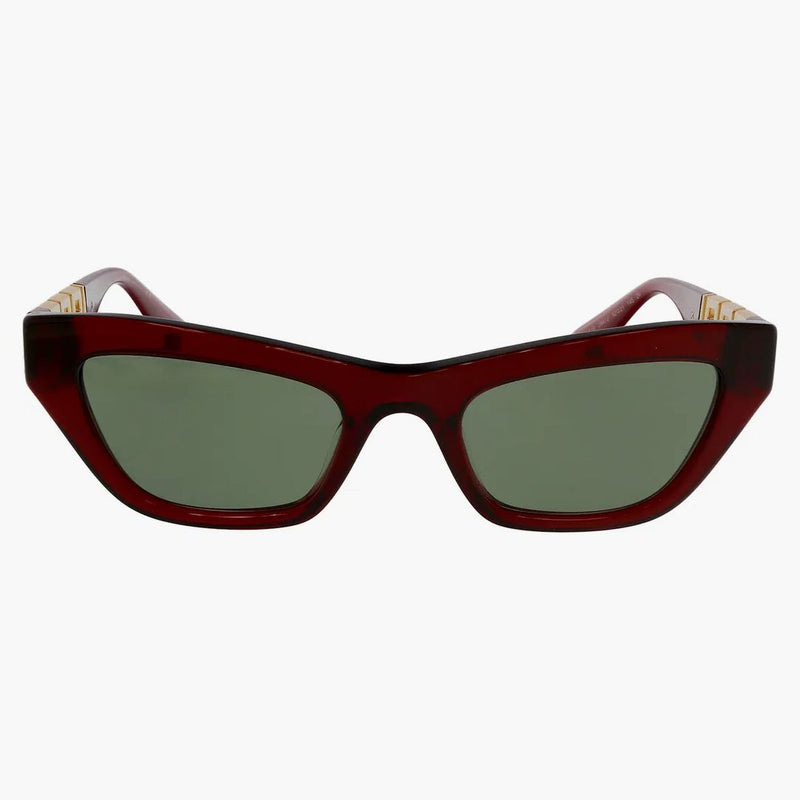 Versace Cateye Sunglasses Transparent Red/green (0ve4419 388/2)