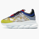 Reakcja łańcuchowa Versace wielokolorowa gumowa zamsz