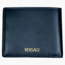 Versace Embedded Medusa Accents Wallet Black