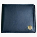 Versace Embedded Medusa Accents Wallet Black