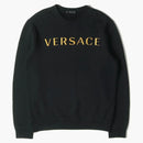 Versace Embroidered Logo Sweatshirt Black