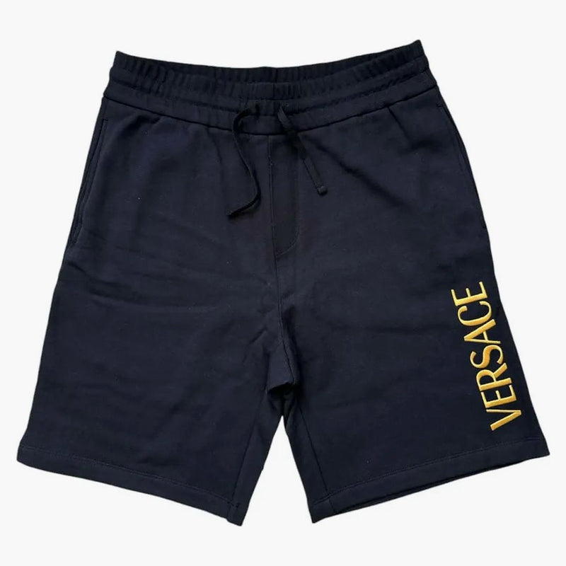 Versace broderad logotyp tröjor svart