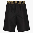 Versace Greca Border Swim Shorts Black