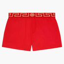 Versace Greca Border Swim Shorts Red