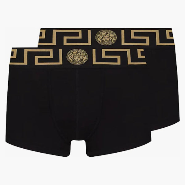 Versace Greca Border Prownks (2 paczki) czarny