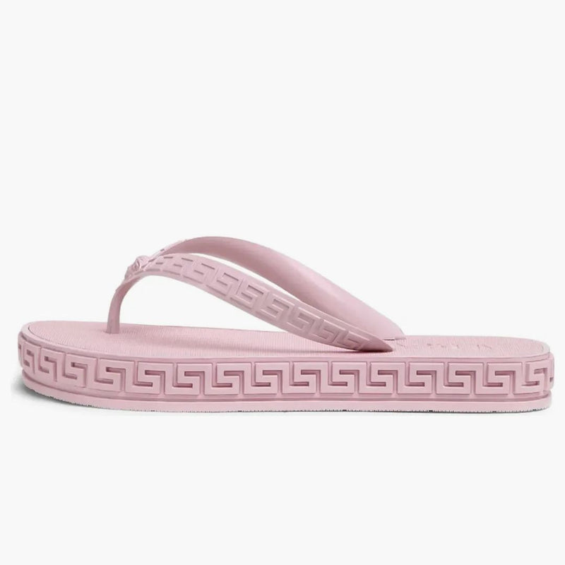 Versace Greca Flip Flops Light Pink (women's)