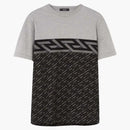 Versace Jacquard Motif T-Shirt Gray
