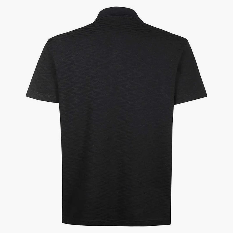 Koszula Versace la Greca Polo Black