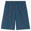 Versace la greca pantalones cortos azul/morado
