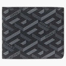 Versace La Greca Signature Wallet Black/Gray