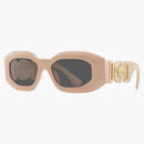 Versace Maxi Medusa Biggie Sunglasses Beige (ve4425u-536387)